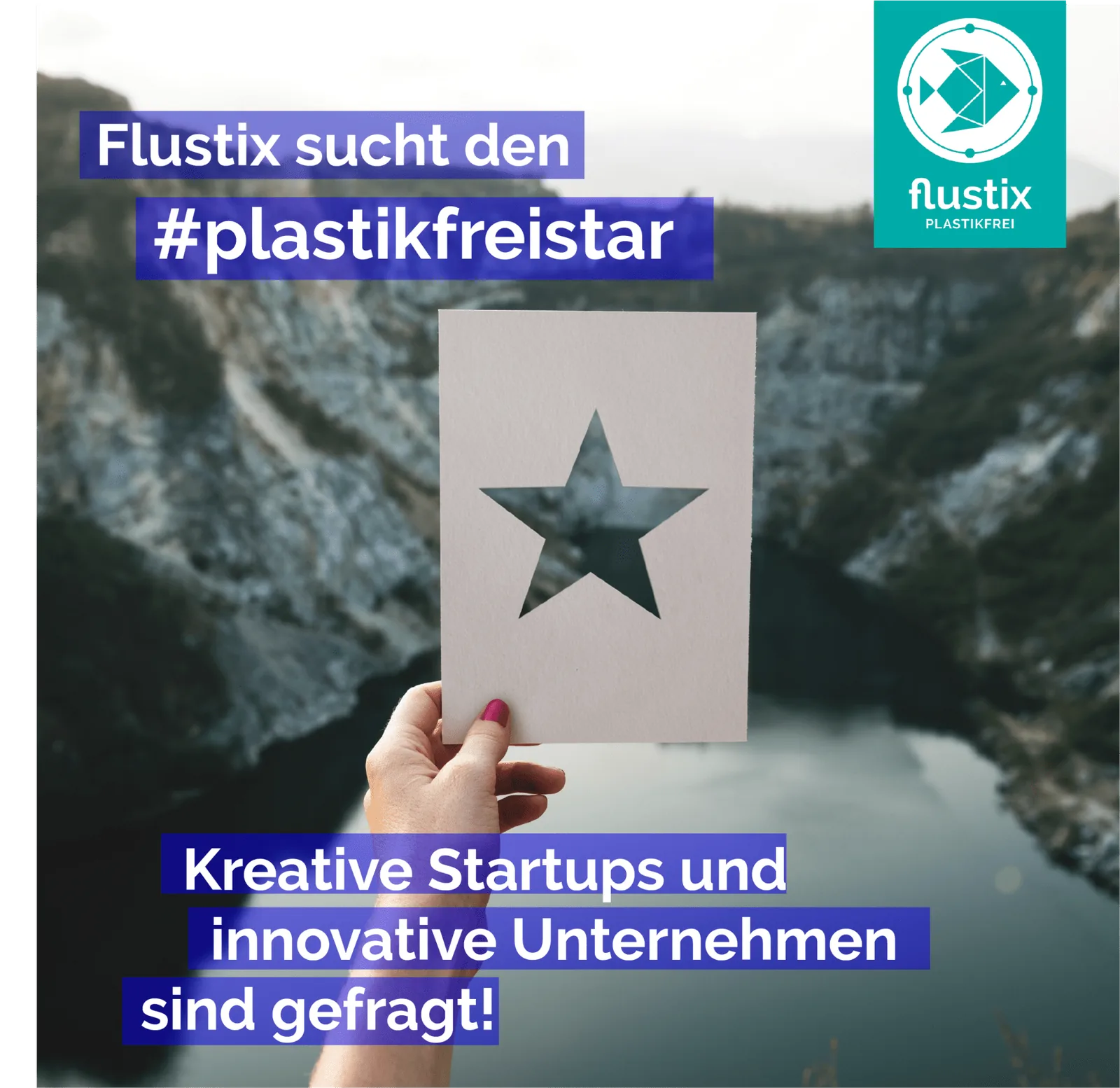 Titelbild: Flustix sucht den plastikfrei-Star im Plastic Free July
