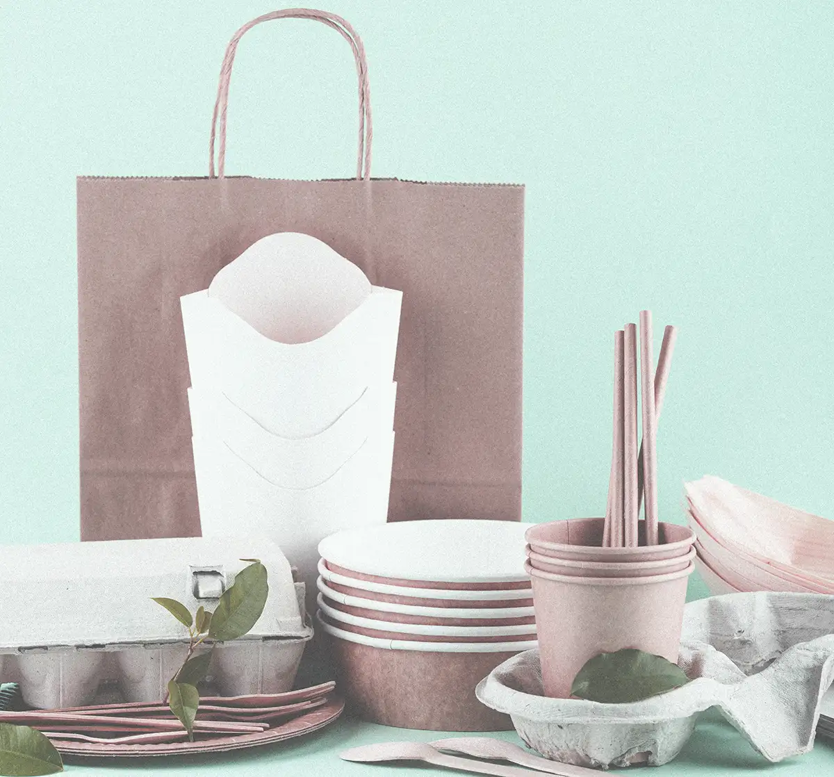 Plastikfreie Verpackungen aus Papier und Formfaser