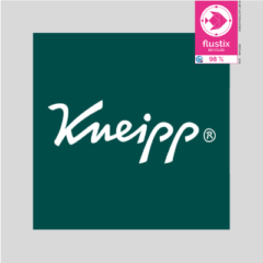 Logo von Kneipp mit Flustix Recycled-Siegel