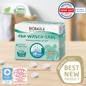Biobaula Öko Wasch-Tabs Titelbild für die Erfolge von Biobaula